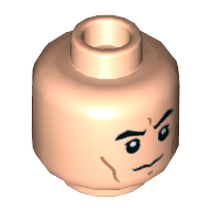 Lego hlava, tělová světlá (6097123)
